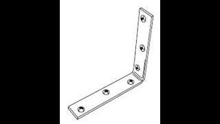 Ultra Hardware 16400 Card of 4 Heavy Gauge Corner Brace