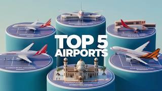 Top 5 Largest Airports in India