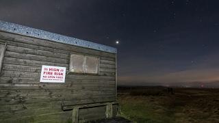 A starry night on the border