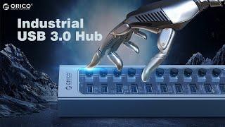 ORICO Industrial Aluminum Powered USB Hub for Desktop, PC, iMac, Mobile HDD - AT2U3