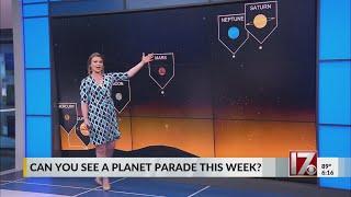 Will we see a parade of planets in the morning sky in the Triangle this week?