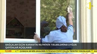 Bağçalar üçün karantin rejiminin tələblərinə uyğun qaydalar açıqlanıb