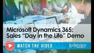 Demo: Microsoft Dynamics 365 for Sales