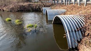 “PIPE EXPLOSION” Unclogging Culverts Clogged By Beavers