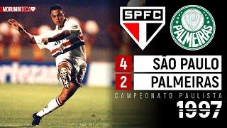 São Paulo 4x2 Palmeiras - 1997 - DENÍLSON, DJALMINHA, DODÔ, ARISTIZÁBAL E UM JOGAÇO NO PACAEMBU!