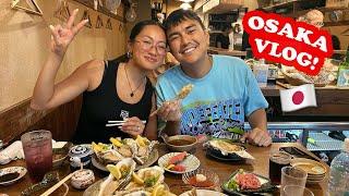 Osaka Vlog: Must-Try Foods (Best Wagyu Steak!!!) + Vintage & Sneaker Shopping! | Laureen Uy