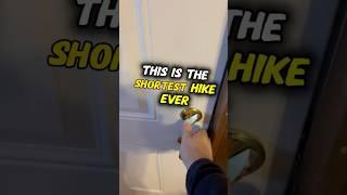 Shortest Hike Ever for Beginners--Funny Video #hikingadventures #humor #outdoors