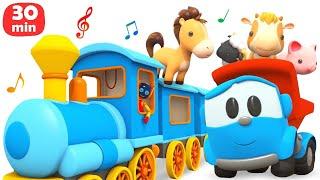 Cante com Léo o caminhão! Compilação dos melhores desenhos animados com música infantil educativa