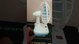 STARPION Rechargeable Table Fan Best Table Fan with Led Light Fan For Kitchen,Living Room,HomeOffice