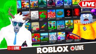 Live  ROBLOX with viewers | Suggested Games! - # 1 Chat reader