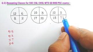 रीज़निंग /Reasoning Shortcut Tricks For SSC CGL CHSL MTS RRB PSC | Reasoning Classes ||