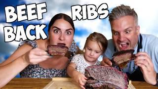 Brits BBQ [TEXAS STYLE BEEF BACK RIBS] for the first time!