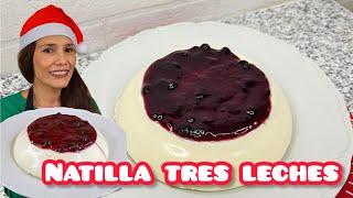 cómo hacer NATILLA TRES LECHES para esta NAVIDAD  FÁCIL Y DELICIOSA  COLOMBIANA 