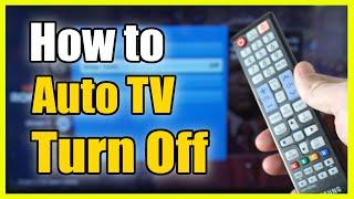 How to Auto TURN OFF Setting on Old Samsung Smart TV (Easy Method)