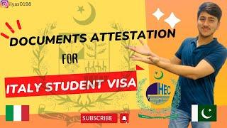 Documents attestation for student visa process | HEC | IBCC | Foreign office | MOFA