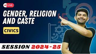 Gender Religion and Caste | Live Poll Session MIQs and PYQs | Civics Class 10 2024-25