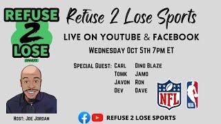 Refuse 2 Lose Sports | Commanders, Bills, Ravens, Steelers, 49ers, Cowboys & NBA