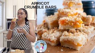 Apricot Crumble Bars - Perfect Summer Dessert