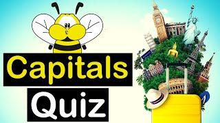 Capitals Quiz (Best World Geography Trivia) - 20 Questions & Answers - 20 Fun Facts