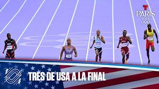 Tres competidores de USA clasifican a la final de 400 M | Highlights | Juegos Olímpicos París 2024