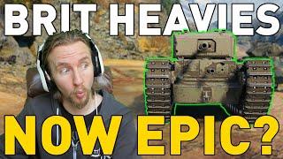 Brit Heavies Now EPIC?!? World of Tanks