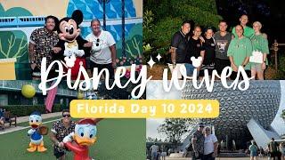 Walt Disney World Day 10 Sept 2024 | Epcot | Meeting Mickey and Minnie | All Star Sport Resort Tour