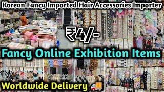 Hair Accessories Wholesale Market Delhi | Imported Korean Hair Accessories | Fancy Korean Hair Clip