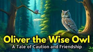 Oliver the Wise Owl - A Tale of Caution and Friendship | Moral Story for Kids