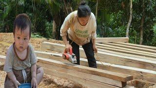 Vietnamese single mother - built a wooden house with her own hands