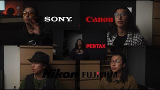 假如相機品牌是人類的話? EP.1 If camera brands were human/ Canon Sony Fujifilm Nikon Pentax