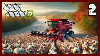  Farming Simulator 25 -  Cosecha de Algodón  (Timelapse) | Knyt Farming  #2