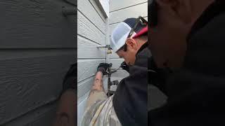 HOW TO INSTALL PRESSURE REGULATOR! #pressure #water #plumber #plumbing #diy #fast #how #howto #fyp