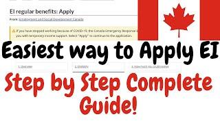 How to apply for Employment Insurance (EI) | Complete 2020 Step by Step Guide