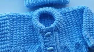 very beautiful handknitting baby sweater design