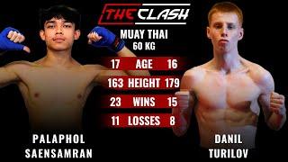 Danil Turilov VS Palaphol Saensamran - Võitlusspordi Gala The Clash nr.2