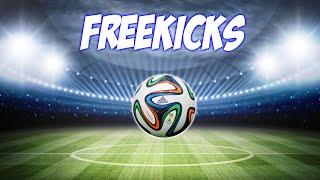 Freekicks and crossbar Compilation