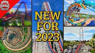 NEW Roller Coasters for 2023 - Upcoming Thrills (Top 25)