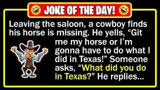  BEST JOKE OF THE DAY! - A cowboy stops at a small town for a beer...  | Funny Daily Jokes