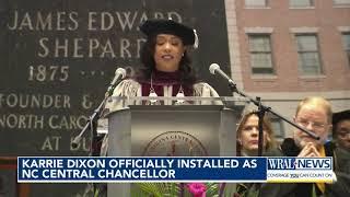Dr. Karrie Dixon officially installed as chancellor of North Carolina Central Univresity
