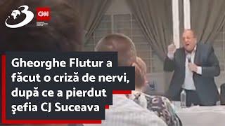 Gheorghe Flutur a făcut o criză de nervi, după ce a pierdut şefia CJ Suceava: Eu plec acasă