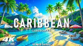 Caribbean 4KExplore Crystal Clear Waters, Sandy Beaches, and Tropical Paradise Travel Video