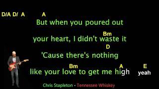 Chris Stapleton -Tennessee Whiskey - Backing Track Lyrics Chords