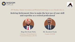 IITBAA and WisdomCircle Present A Webinar on Retiring Retirement