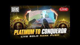 Platinum To Conqueror Rank Push Live#bgmilive #bgmishorts #bgmihighlights #shorts 