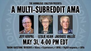 Multi-Subreddit AMA -Jacques Vallee, Jeffrey Kripal with Host Leslie Kean