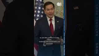 Rubio on ceasefire proposal