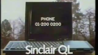 Sinclair QL Vintage computer Advert (VHS Capture)