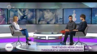 Alexander Rybak, Zoltán Sándor - Interview on M1 27.02.2016.02. Hungary