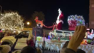 Santa of Light parade Littleton CO 2022