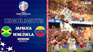 HIGHLIGHTS - Jamaica vs Venezuela | Jamaica vs Venezuela | Copa América 2024 - J3 | TUDN